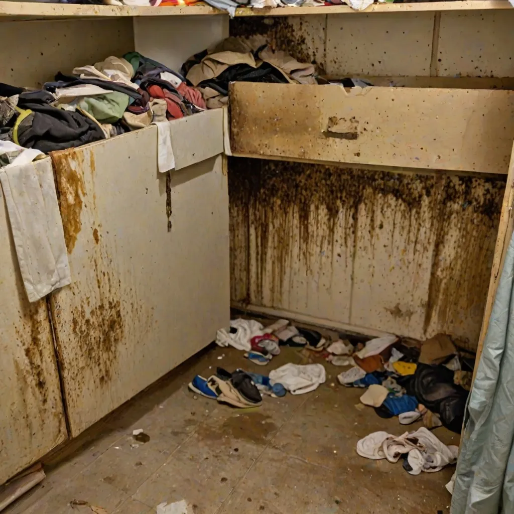 Jak pozbyć się pleśni w zabudowanej szafie?