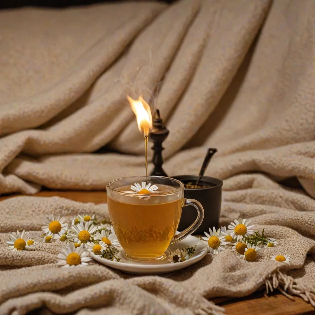 Jak wpływa picie rumianku na noc?